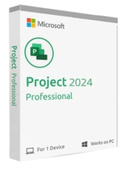 Microsoft PROJECT 2024 PROFESSIONAL PLUS 32/64 BIT BIND KEY ESD Licenza ESD  - Attivazione on-line